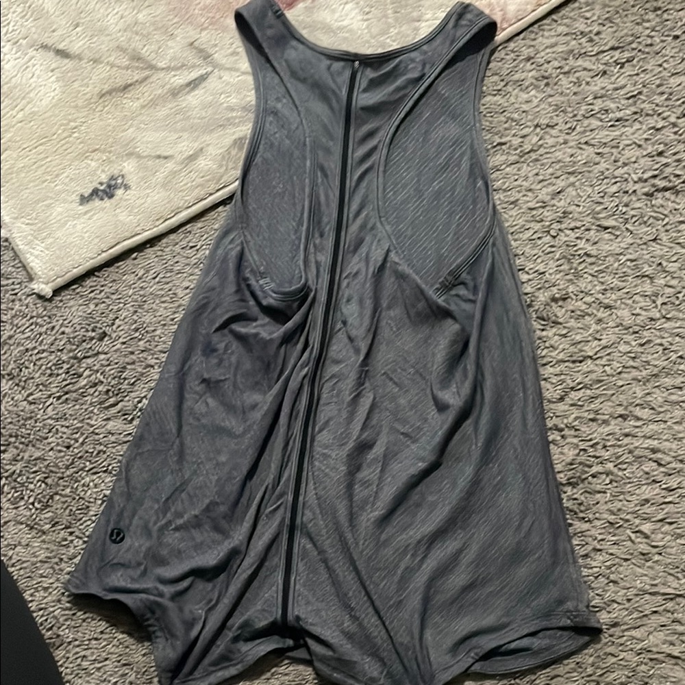 Gray Athletic Tank Top